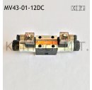 Magnetventil 4/3-Wege - NG06 - CETOP3 - inkl. Stecker - P-T-A-B geschlossen - 12V DC