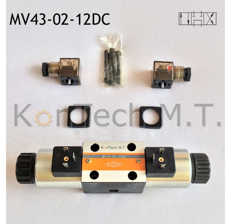 Hydromot Magnetventil NG6 4/3-Wege – Direktgesteuert, 315 Bar, 12V DC – Für Modulare Hydrauliksysteme Magnetventil Mit LED Stecker Hydromot Magnetventil NG6 4/3-Wege – Direktgesteuert, 315 Bar, 12V DC – Für Modulare Hydrauliksysteme Magnetventil Mit LED Stecker
