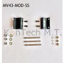 Spurstangensatz für ein modulares 4/3-Wege Magnetventil