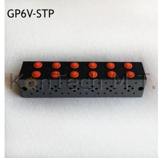 KTMT-GP6V Grundplatte fÃ¼r sechs KTMT-MV43 - Stahl (phosphatbeschichtet)