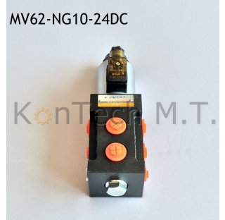 Hydraulik Magnetventil 8/3-Wegeventil NG06 12V DC Monoblock - inkl. Stecker