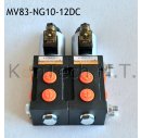 8/3-Wegeventil NG10 24V DC - mit Leckölanschluss inkl. Stecker