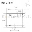 Hydraulik Druckbegrenzungsventil G3/8" mit Handrad