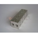 Grundplatte fÃ¼r vier Ventile (KTMT-GP4V) inkl. 4/3-Wegemagnetventile 12V (KTMT-MV43) - ohne DBV