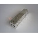 Grundplatte fÃ¼r sechs Ventile (KTMT-GP6V) inkl. 4/3-Wegemagnetventile 12V (KTMT-MV43) - ohne DBV