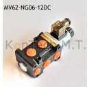 6/2-Wegeventil NG06 12V DC - mit LeckÃ¶lanschluss inkl. Stecker