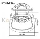 KTMT-R3tA - 3-Tonnen (3 t) Rotator - runde Aufhängung, Welle-Bolzen-Fixierung