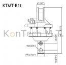 KTMT-R1t - 1-Tonnen (1 t) Rotator - runde Aufhängung, Welle-Bolzen-Fixierung