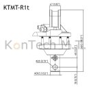 KTMT-R1t - 1-Tonnen (1 t) Rotator - runde AufhÃ¤ngung, Welle-Bolzen-Fixierung