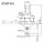 KTMT-R1t - 1-Tonnen (1 t) Rotator - runde AufhÃ¤ngung, Welle-Bolzen-Fixierung