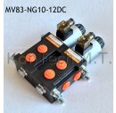 8/3-Wegeventil NG10 12V DC - mit LeckÃ¶lanschluss inkl. Stecker