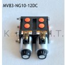 8/3-Wegeventil NG10 12V DC - mit LeckÃ¶lanschluss inkl. Stecker